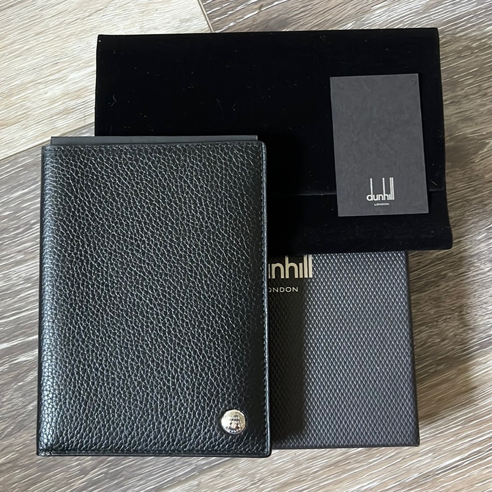 NWOT Dunhill 1893 leather coat wallet